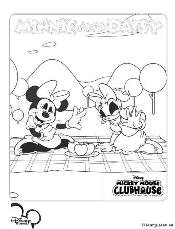 Featured image of post Kleurplaten Mickey Mouse Clubhuis The clubhouse is the main setting of mickey mouse clubhouse