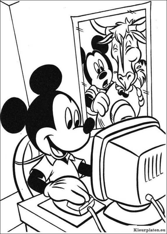 mickey mouse kleurplaat 27990 kleurplaat