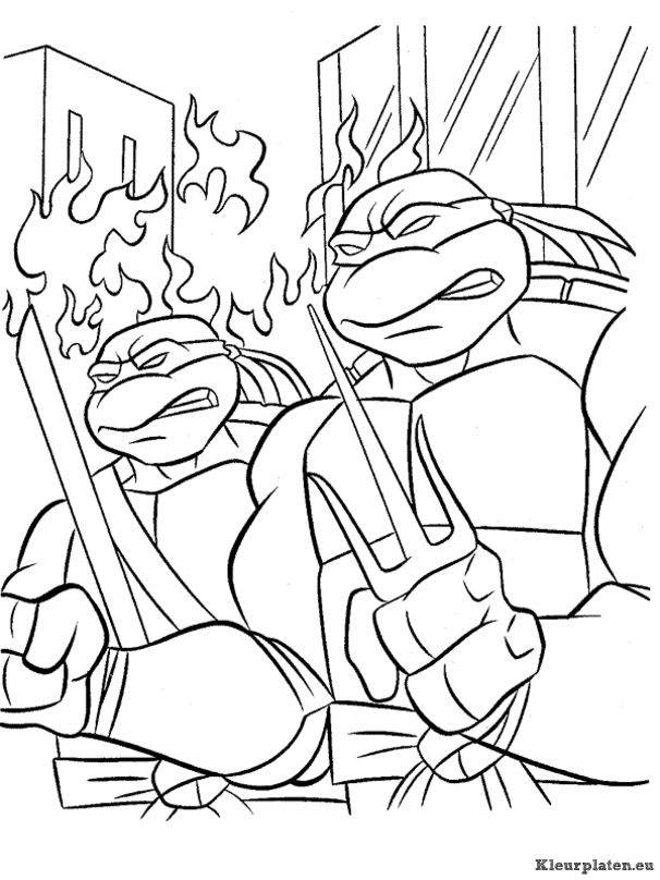 Ninja Turtles Kleurplaat 31211 Kleurplaat