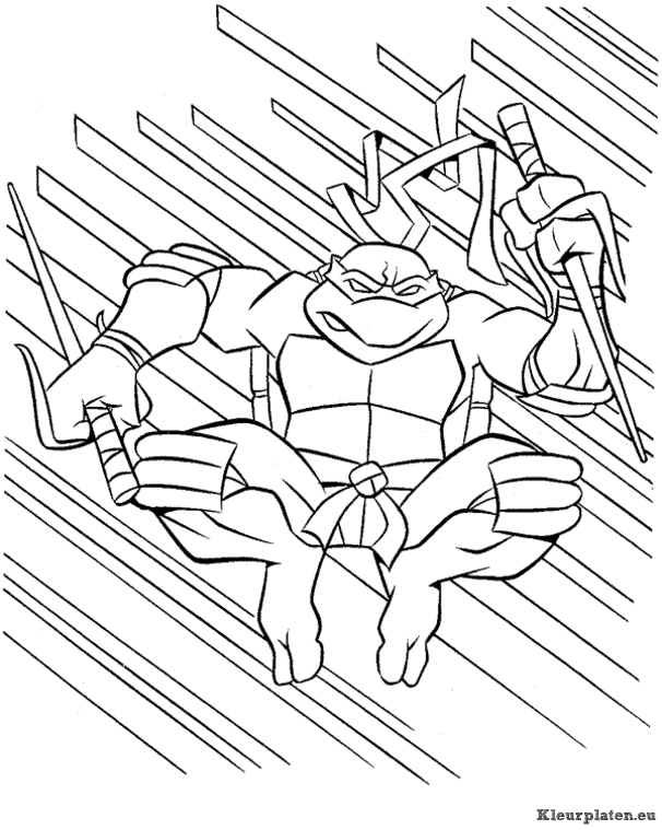 Ninja Turtles Kleurplaat 559088 Kleurplaat