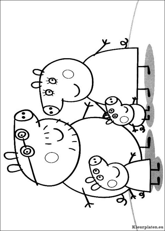 Peppa De Big Kleurplaten Kleurplaten Eu