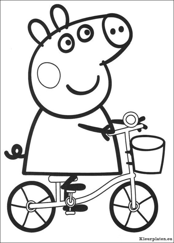 Peppa De Big Kleurplaten Kleurplaten Eu