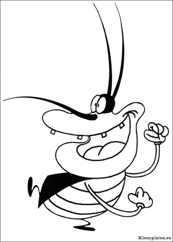 Oggy En De Kakkerlakken Kleurplaat 212665 Kleurplaat