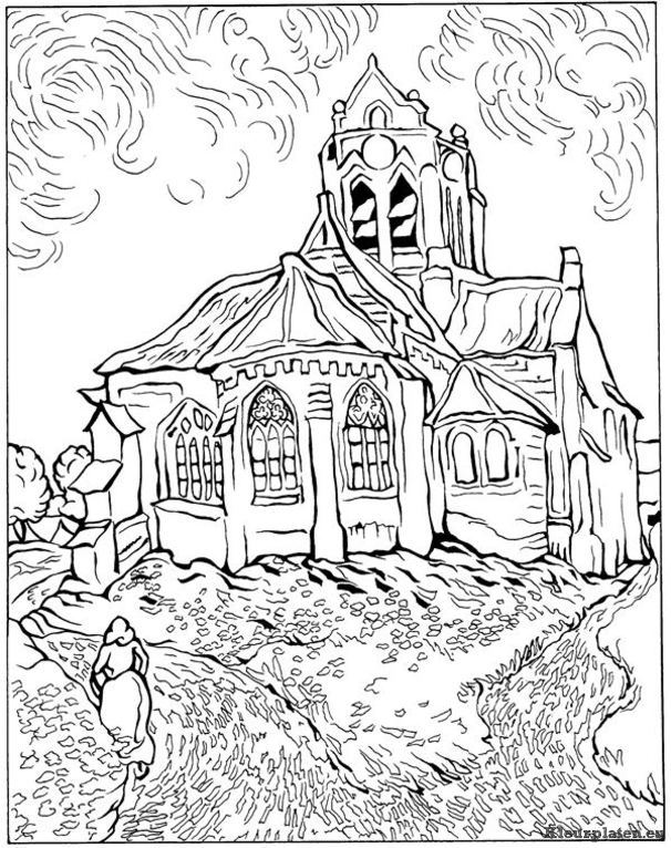 vincent van gogh coloring pages - photo #25
