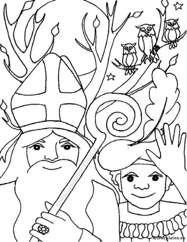 Sinterklaas En Zwarte Piet Kleurplaten 2025 Bell Abigail