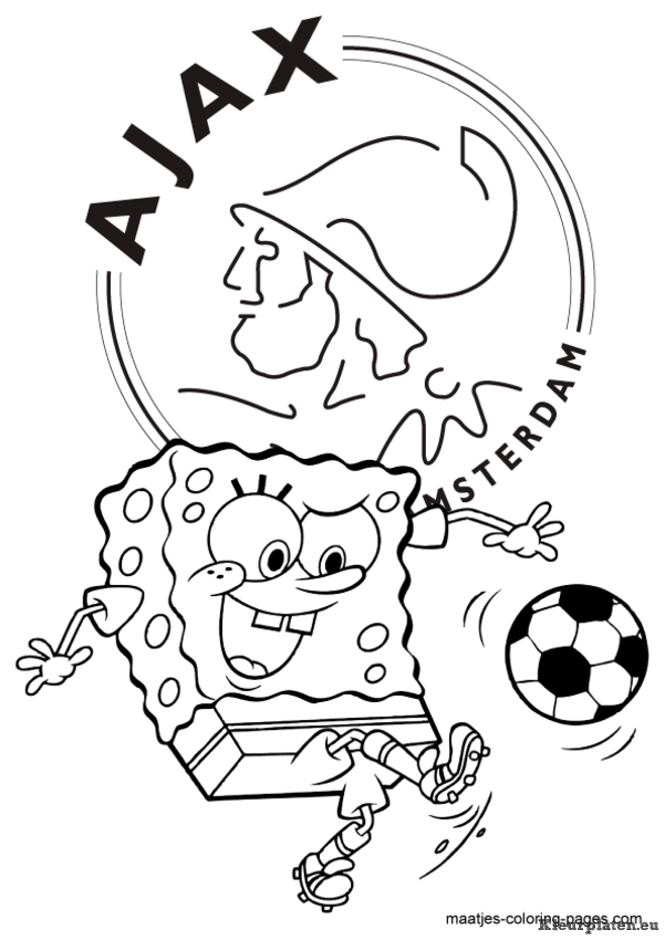 Ajax Kleurplaten Kleurplaten Eu