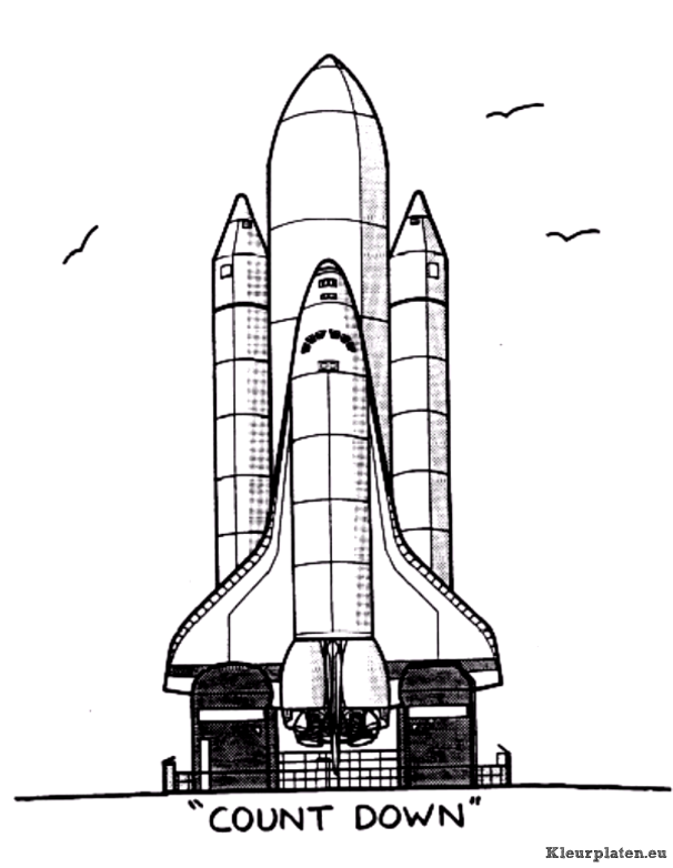 Astronaut kleurplaten