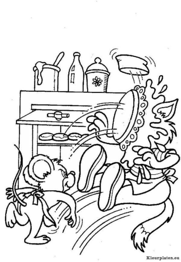 Bakker kleurplaten