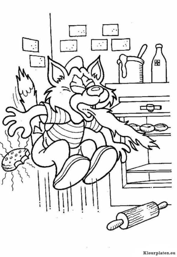 Bakker kleurplaten