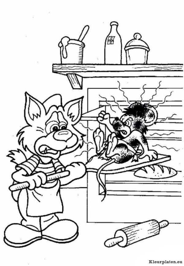 Bakker kleurplaten