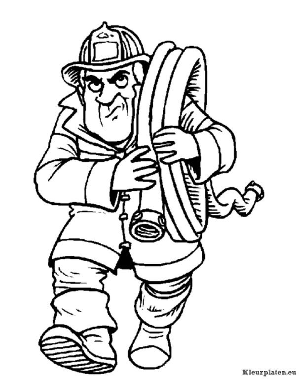 Brandweer kleurplaten