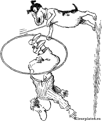 Circus kleurplaten