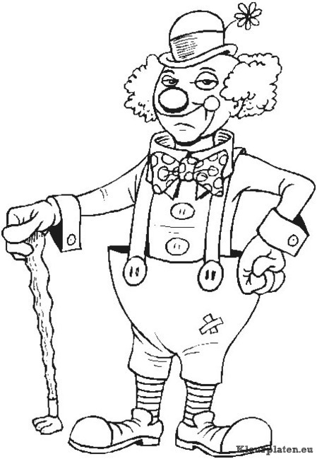 Circus kleurplaten
