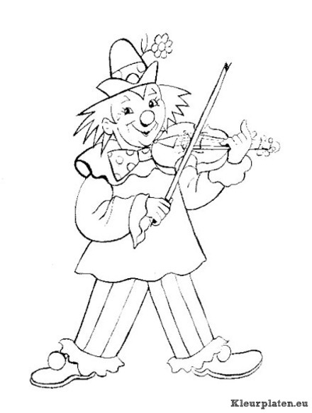 Circus kleurplaten