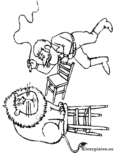 Circus kleurplaten