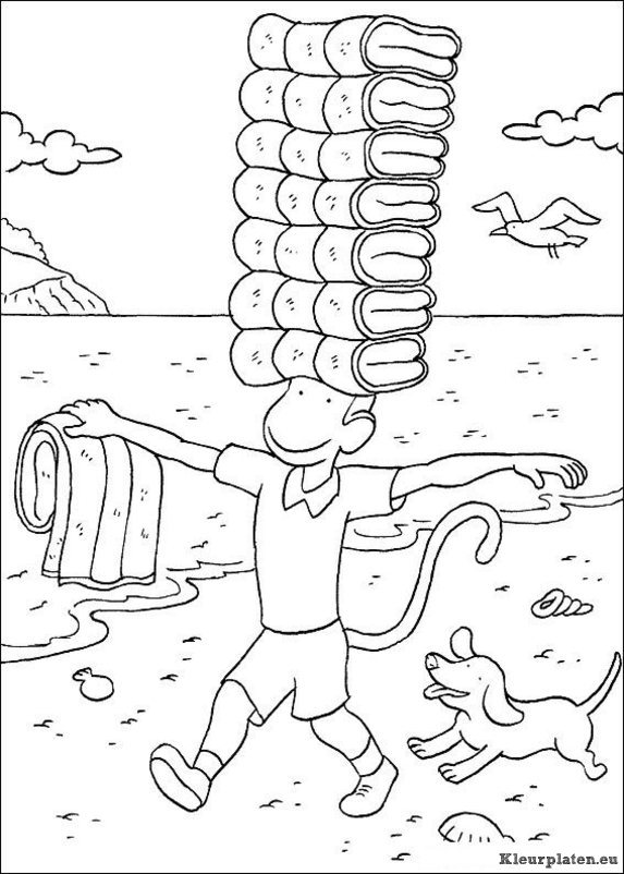 Babar de olifant kleurplaten