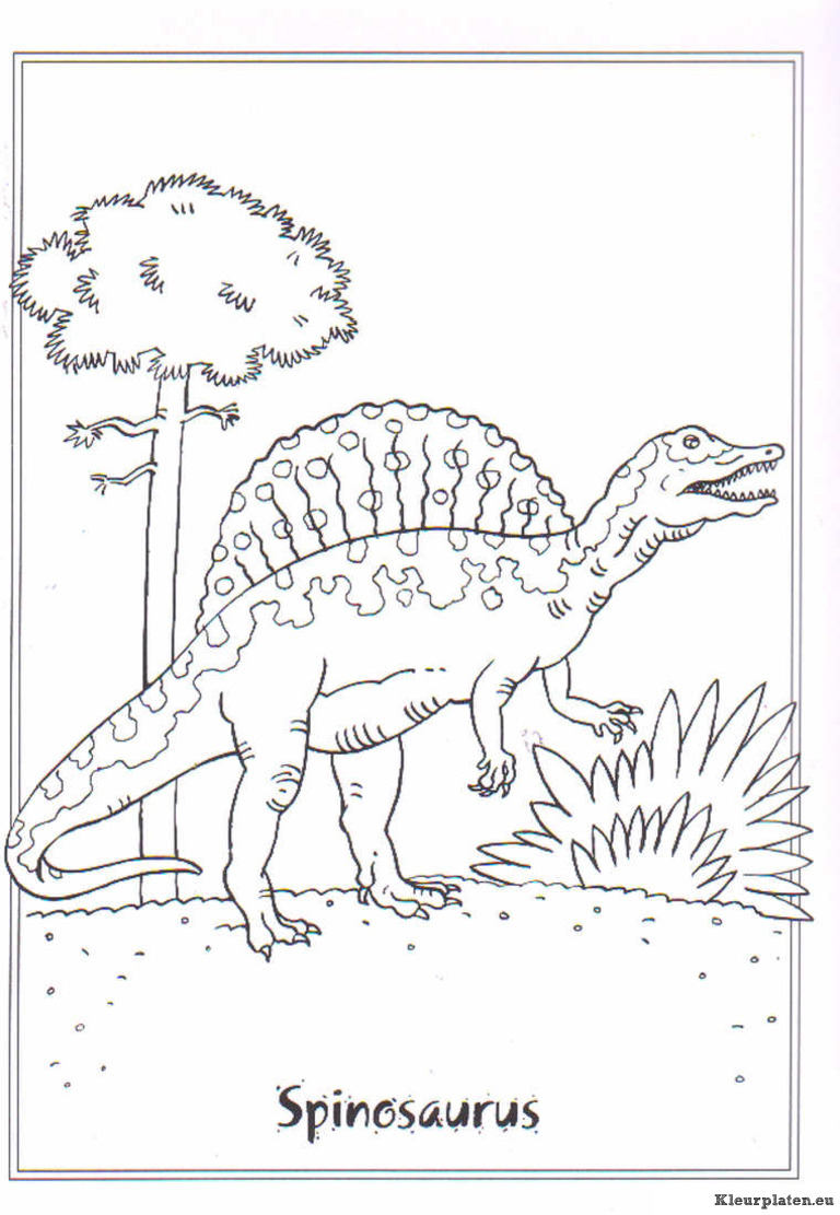 Dinosaurussen kleurplaten