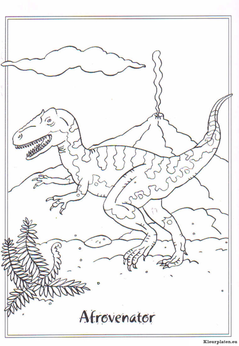 Dinosaurussen kleurplaten