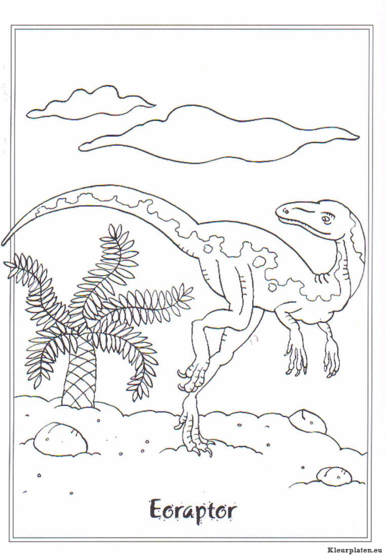 Dinosaurussen kleurplaten