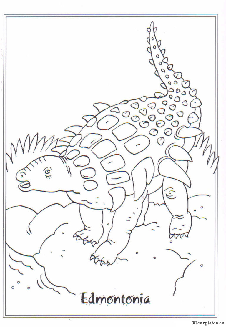 Dinosaurussen kleurplaten