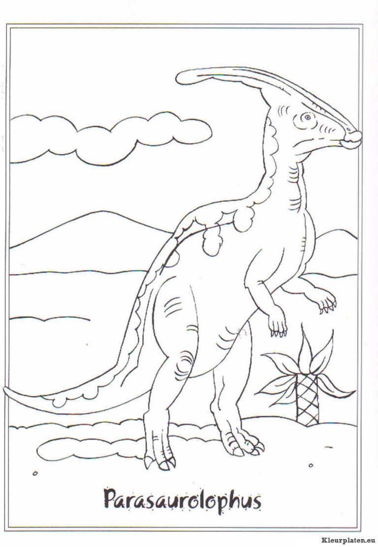 Dinosaurussen kleurplaten