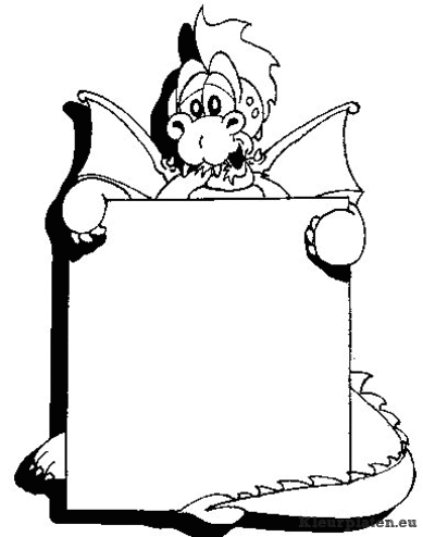 Draken kleurplaten