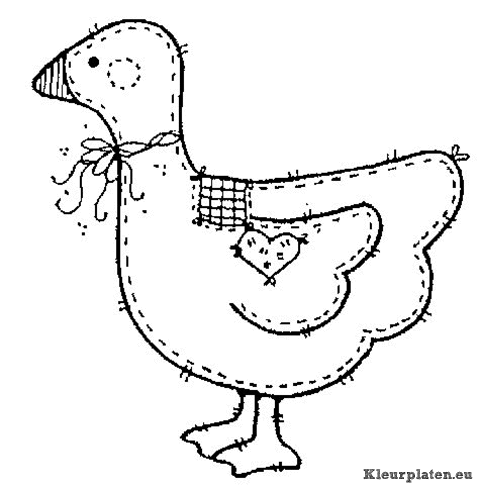 Eendjes kleurplaten