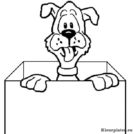 Honden kleurplaten