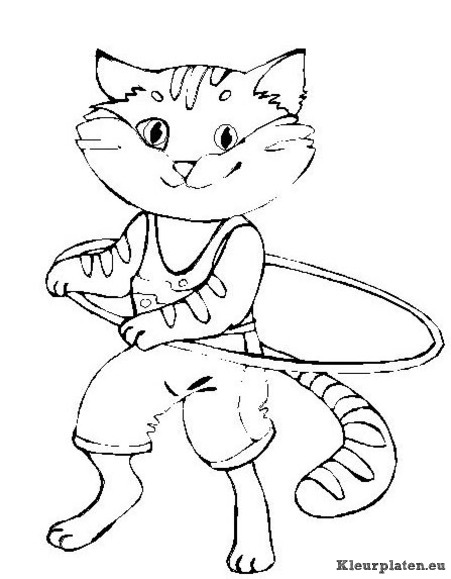 Kittens kleurplaten