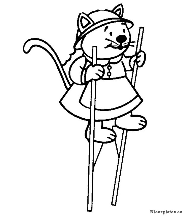 Kittens kleurplaten