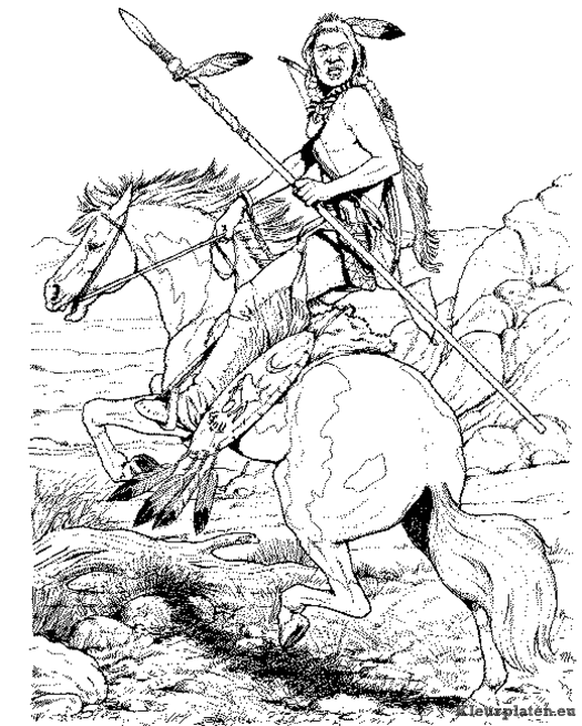 Paarden kleurplaten