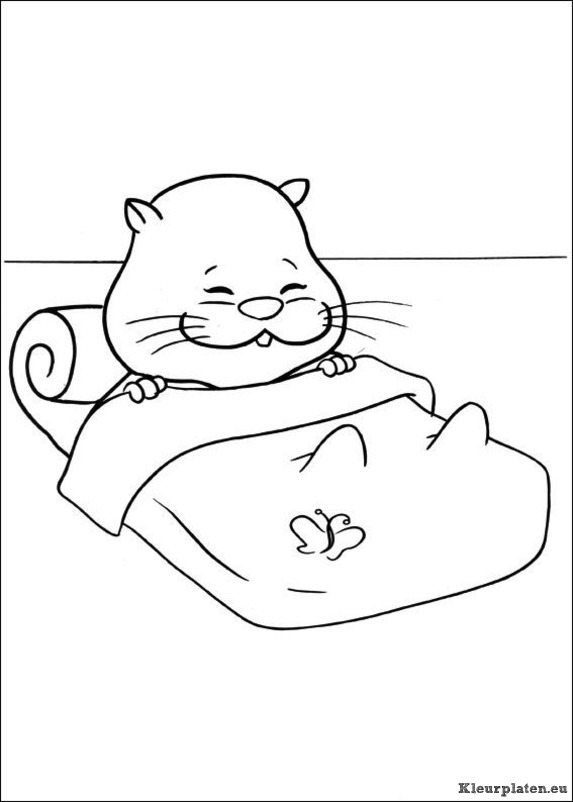 Zhu zhu pets kleurplaten