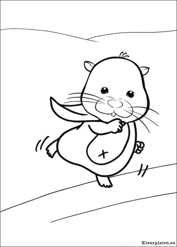 Zhu zhu pets kleurplaten