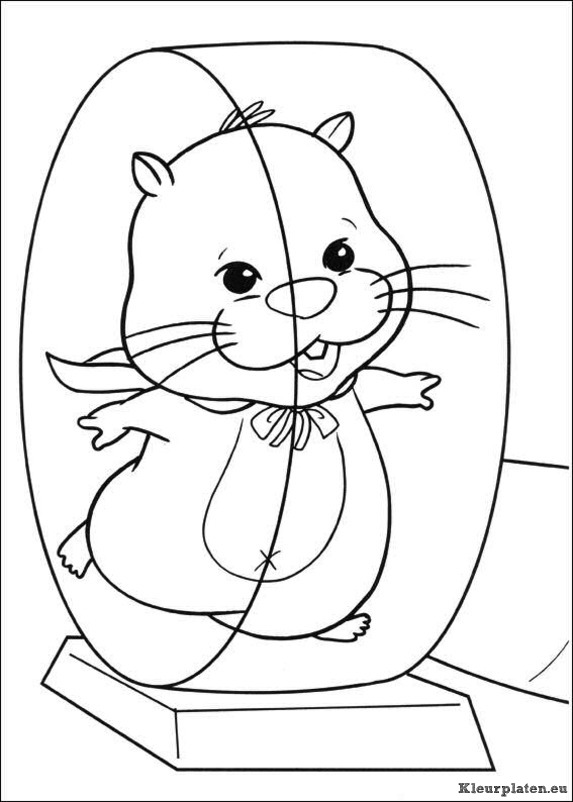 Zhu zhu pets kleurplaten