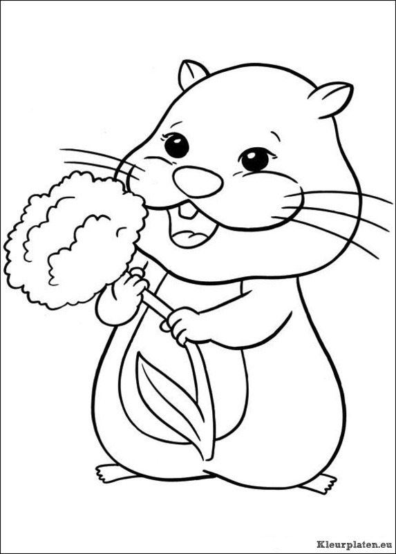 Zhu zhu pets kleurplaten