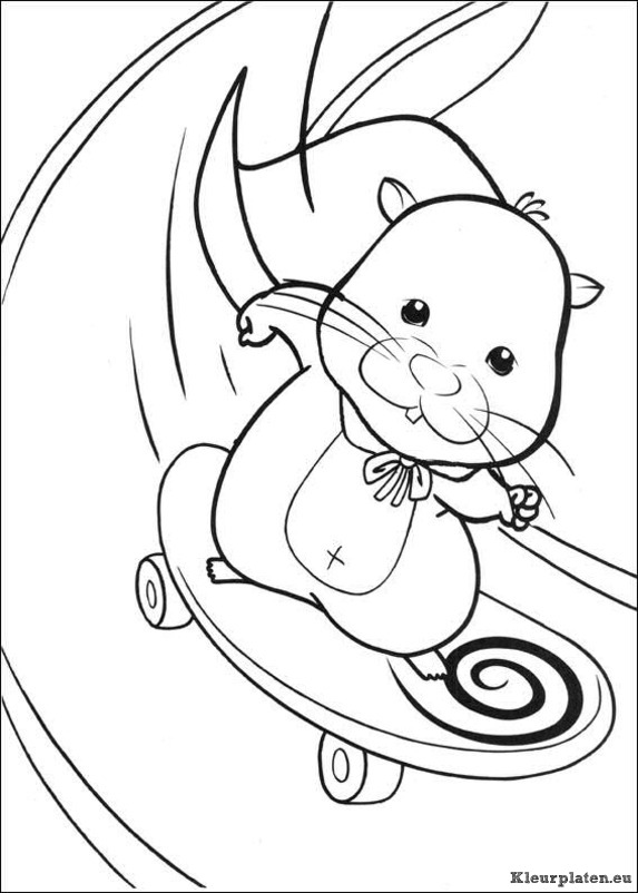 Zhu zhu pets kleurplaten