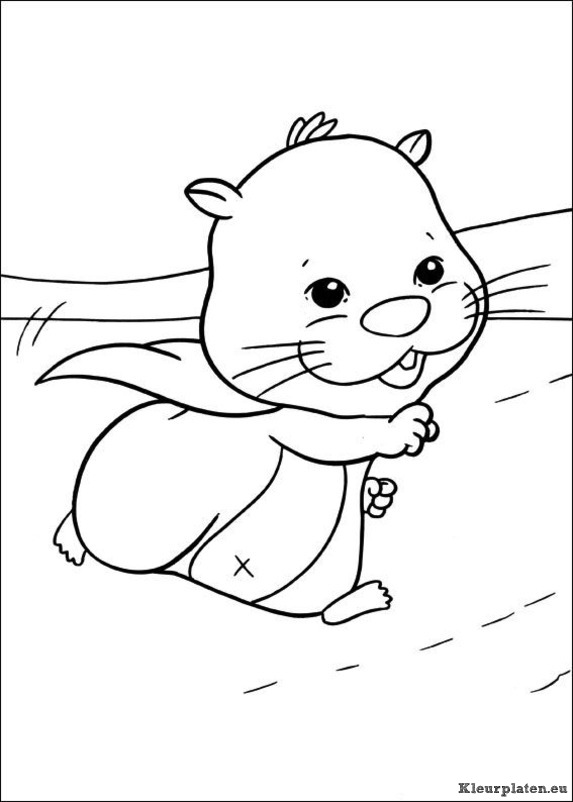 Zhu zhu pets kleurplaten
