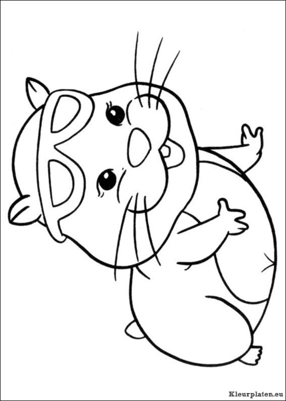 Zhu zhu pets kleurplaten
