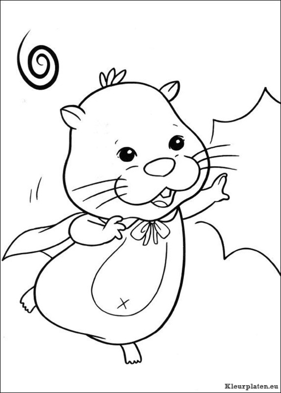 Zhu zhu pets kleurplaten