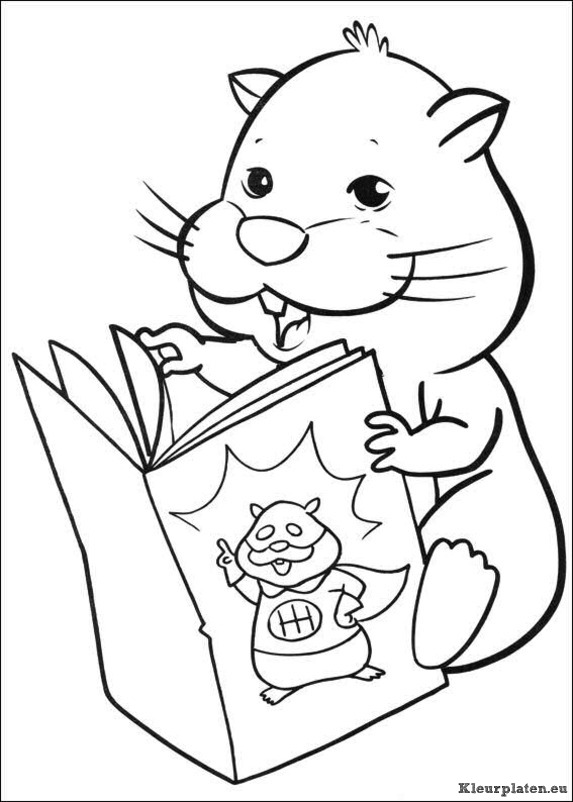 Zhu zhu pets kleurplaten