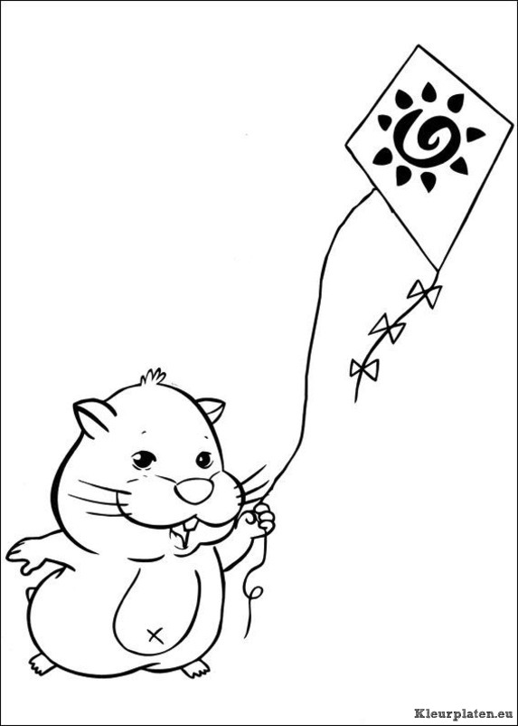 Zhu zhu pets kleurplaten