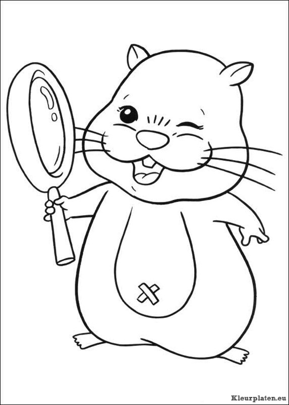Zhu zhu pets kleurplaten