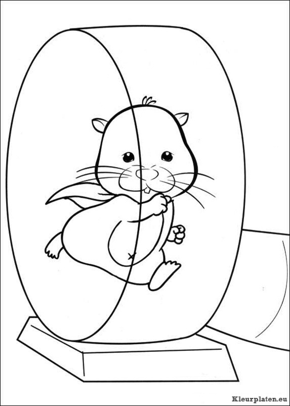 Zhu zhu pets kleurplaten