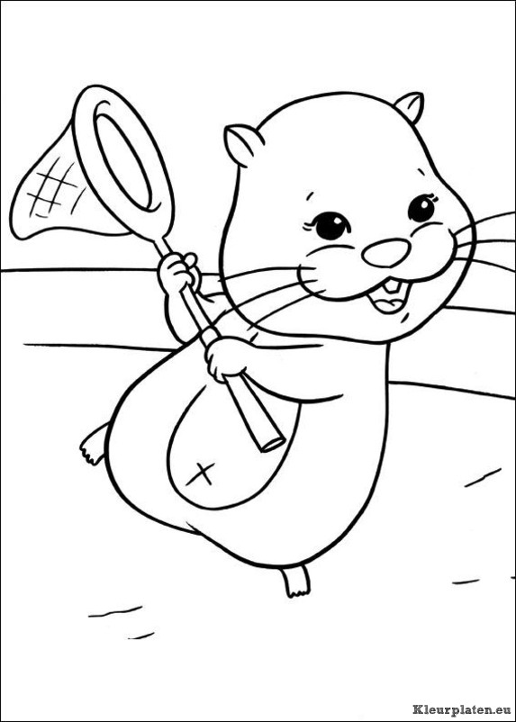 Zhu zhu pets kleurplaten
