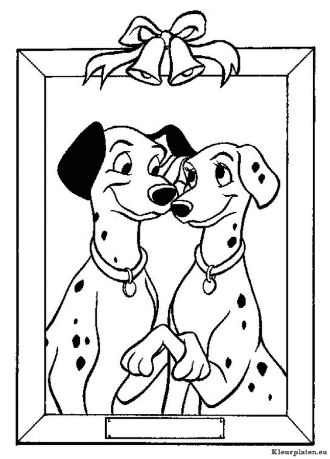 101 dalmatiers kleurplaten