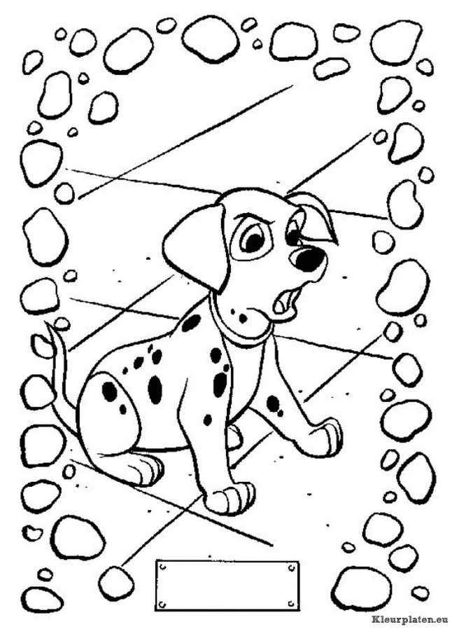 101 dalmatiers kleurplaten