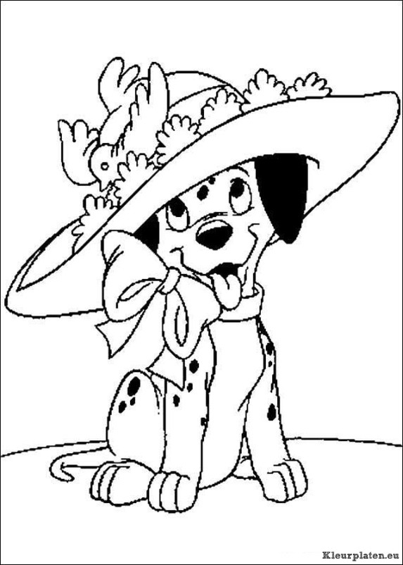 101 dalmatiers kleurplaten