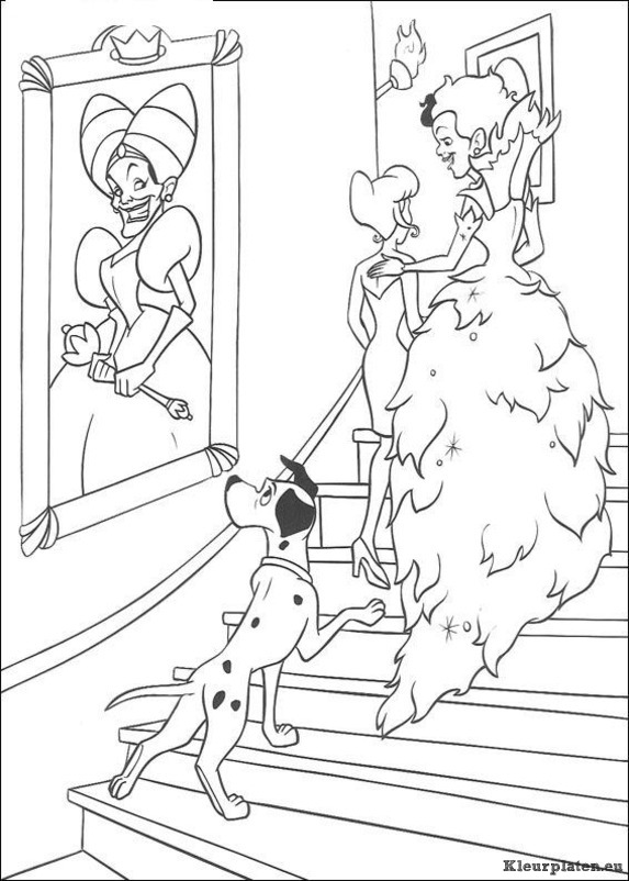 101 dalmatiers kleurplaten