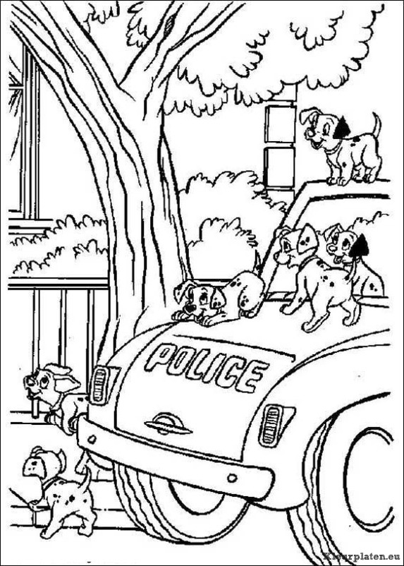 101 dalmatiers kleurplaten