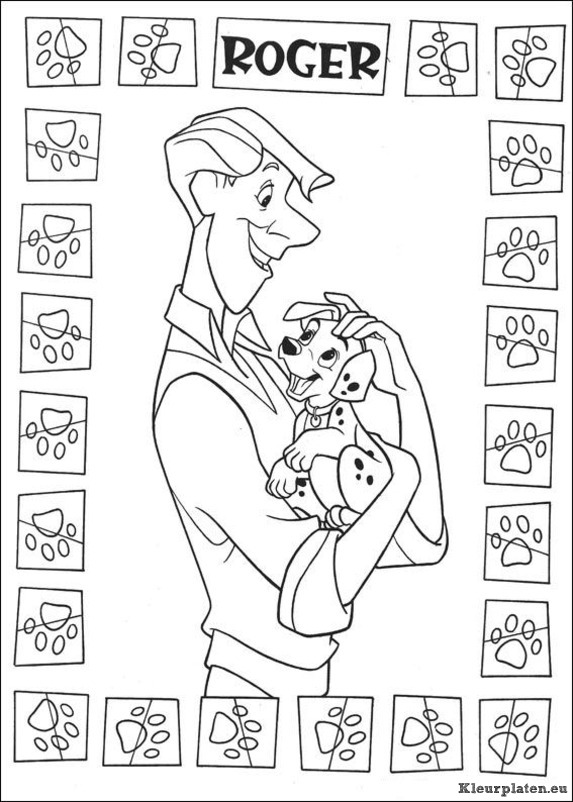 101 dalmatiers kleurplaten